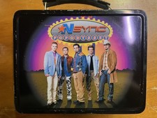 Vintage RARE Nsync POPODYSSEY Metal Lunch Box and Thermos 2001 N*Sync lunch box picture