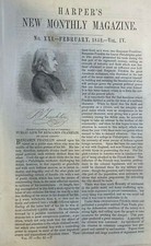 1852 Public Life of Benjamin Franklin illustrated picture