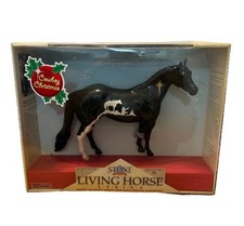 Stone Horses Living Horse Cowboy Christmas IS17051 2002 Model New Open Box picture