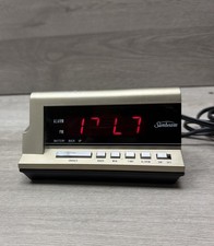 VTG Sunbeam Alarm Clock Model 887-17 Vintage Made In USA picture