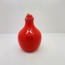 Vintage Marcia Ceramics Of California  Inspirations Lamp ‘n Plant Red O picture