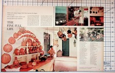 Edith Head Casa Ladera Magazine Spread 1950s California Lifestyle Decor Recipes picture