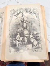 Harper’s Weekly Reissue Journal Of Civilization 64 Copies Civil War 1860-1862 picture