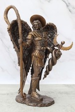 Ebros Saint Raphael The Archangel Holding Healing Staff Statue 13