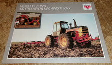 1984 versatile 276 bidirectional tractor 2 page brochure new picture