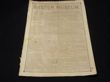 1851 MAY 24 BOSTON MUSEUM NEWSPAPER - SAMUEL THURSTON - LYNCHING - NP 9023 picture