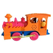 VTG Walt Disney Durham Wind Up Chop Choo Train Mickey Pluto Donald Works picture