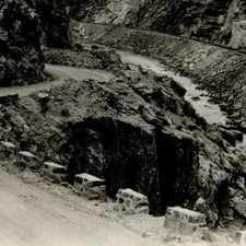1943 Wind River Canyon Wyoming F. J. Hiscock RPPC Real Photo Post Card picture