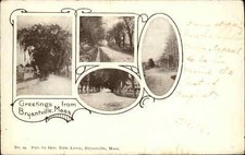Bryantville Massachusetts MA Greetings Multi-View c1910 Vintage Postcard picture