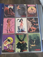 1995 Topps Red Foil Visions Of Vampirella Trading Card Complete Base Set #1-90 picture