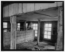 Photo:Pennsylvania Joseph Conrad Farm Pig House 1900s Interior Barn Stall picture