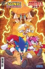 Sonic The Hedgehog X Godzilla #2 CVR A Lawrence 9/9/26 IDW picture