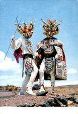 Puno, Peru - La Diablada Dance, 1966 Postcard picture
