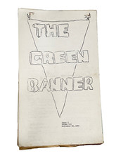 Vintage 1956-1959 Green Banner School Newsletter Freeport Junior High Illinois picture