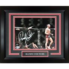 Randy Couture Autographed UFC Deluxe Framed 8x10 Photo - Beckett picture