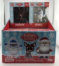 2023 Funko Minis Rudolph Red-Nosed Reindeer Complete Set of 10 Chases & Display picture