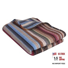 Greenland Home Durango 100% Cotton Reversible Throw Blanket, 50 x 60 inches,  picture