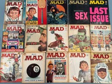 Vintage 1959-65 Mad Magazines Lot of 14 plus 3rd Annual Worst of Mad picture