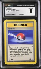 1999 Jungle #64 Poke Ball CGC 8 Mint 1st Edition Pokemon picture