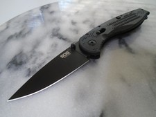 SOG Aegis Mini Assisted Open Pocket Knife Arc Lock Folder Aus-8 Rc 57-58 AE-22 picture