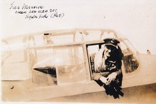 Les Munro Signed Autographed 4x6 Photo 617 Sqaudron Dambusters WWII NZ Air Force picture