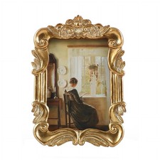 Vintage Picure Frames 2.5x3.5 Antique Victorian Gold Bronze Picture Frames fo... picture