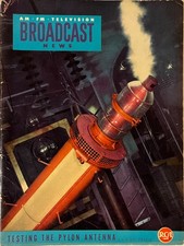 Vintage RCA AM FM Television Broadcast News Magazine #47 December 1947 picture