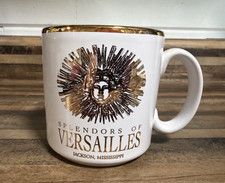 Vintage 1998 Splendors of Versailles Jackson Mississippi Exhibition Mug Gold Foi picture