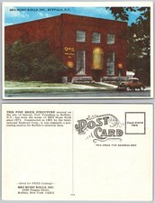 QRS Music Rolls Inc Building Buffalo NY Car Postcard picture