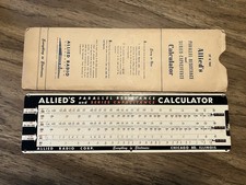 #37 K 960 ALLIED'S PARALLEL-RESISTANCE & SERIES-CAPACITANCE CALCULATOR - H-6 picture