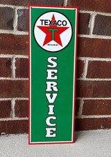 Texaco Service Garage Metal  Gasoline Gas sign Pump Oil picture
