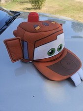 HTF Disney Parks Cars Land Tow Mater Adult Size Hat Cap 2015 Rare Great picture