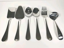 Vintage TOWLE Living Collection 6 Piece Hostess Serving Set Stainless Flatware picture