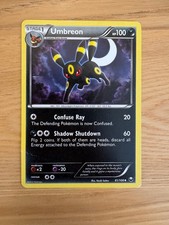 Umbreon Dark Explorers 61/108 Damaged Pokemon Card picture