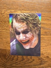 2008 PGM The Dark Knight JOKER 77 Refractor Heath Ledger Rookie PSA HIGH GRADE picture