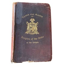 Rare VTG  1897 Tactics and Monitor Templar Handbook California by Sumner picture