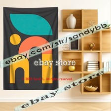 Abstract Zen Forms Tapestry Modern Meditation Wall decor 39X59 in picture