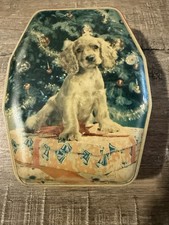 Vintage Horner Puppy Toffee Tin picture