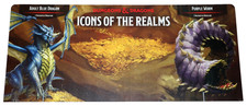 DUNGEONS & DRAGONS ICONS REALM FIGURES STORE DISPLAY DOUBLE-SIDE PROMO SIGN RARE picture