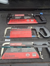 3pc Sears Craftsman USA Hacksaw Lot Different Saw 36131 36132 36133 10/10-12/12 picture