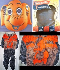 Twinkles the Elephant Cereal Mascot Halloween Costume in Box RARE Collegeville picture