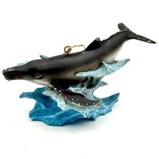WWF Humpback Whale Ornament Figurine Bloomingdale's 2001 Collectible  picture