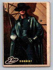 1958 Topps Zorro #1 Walt Disney picture