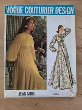 Vogue Couturier Design 2664 Jean Muir Womens Vtg Jumpsuit Pattern Size 10 Uncut picture