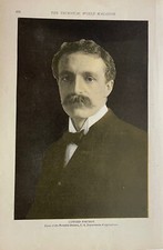 1907 Vintage Magazine Illustration Gifford Pinchot American Forester picture