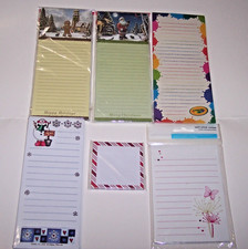 6 Various Note Pads 4 Magnetic Grocery Lists 1 Sticky 1 Self-stick 4 Are Sealed picture