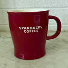 2008 Starbucks Coffee Red Ceramic Mug Cup, Coffee & Tea Theme picture