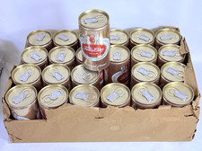 Vintage Falls City Beer 24 Air Filled Display Cans Case Pull Ring Sta-Tab NOS picture