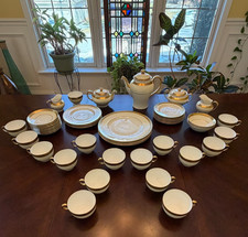 Minton Buckingham K-159 Fine Bone China-22K Gold Encrusted Dinner Set~54pc-Nice picture