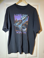 1992 VINTAGE Harley-Davidson V-Twin Venom Warr's H-D London England T-Shirt XXL picture